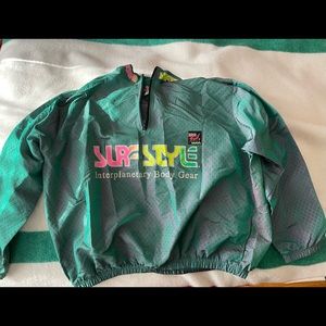 UNISEX! 90s Surf Style Chromatic Windbreaker!